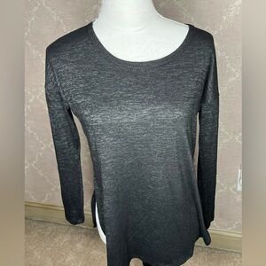 Garage Charcoal Tunic Top - Womens XS